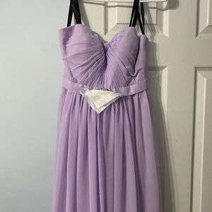 Light purple bridesmaid dress